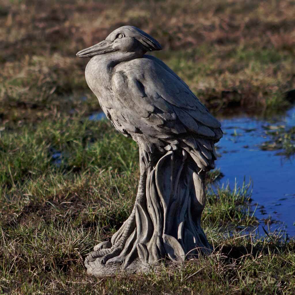Campania Egret Garden Statue - A-572