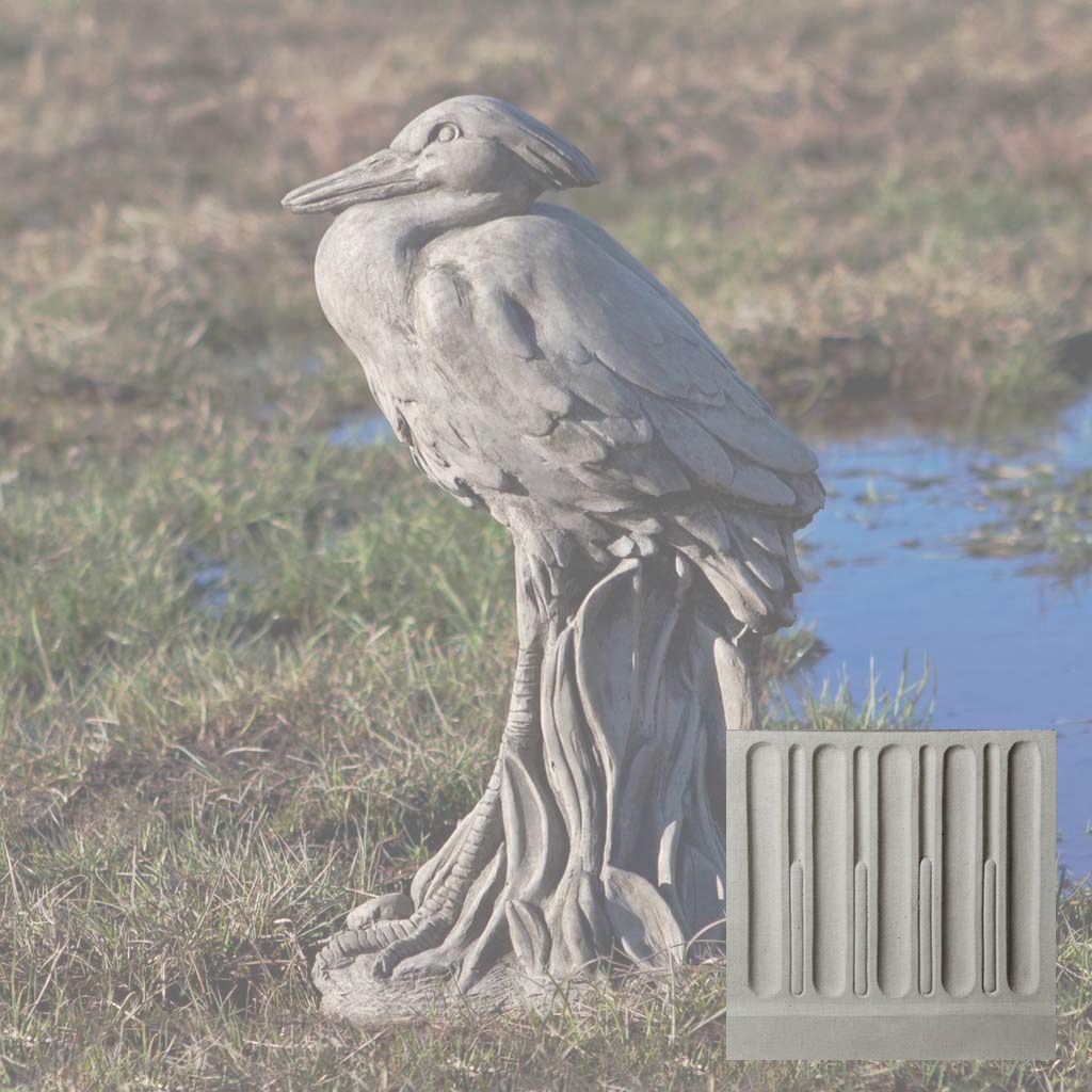 Campania Egret Garden Statue - A-572