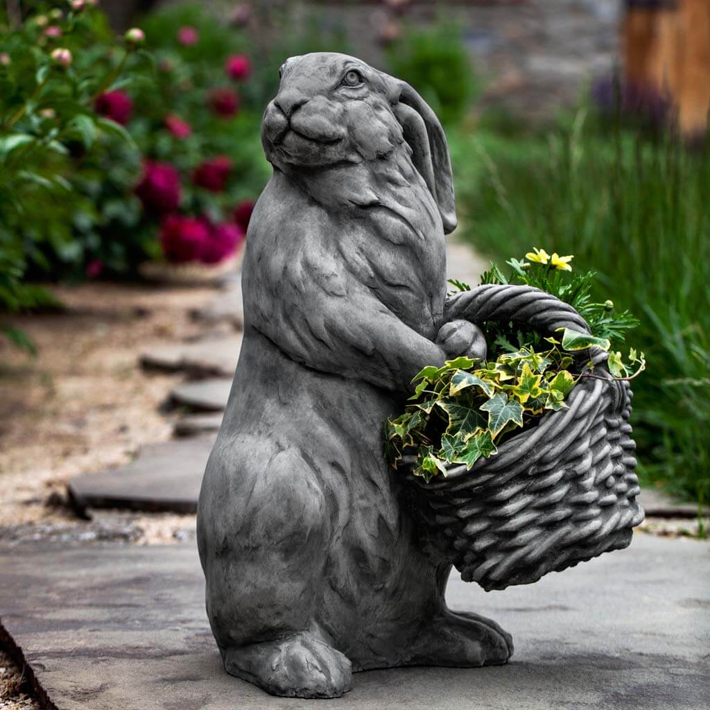 Campania Spring Hare Garden Statue - A-580