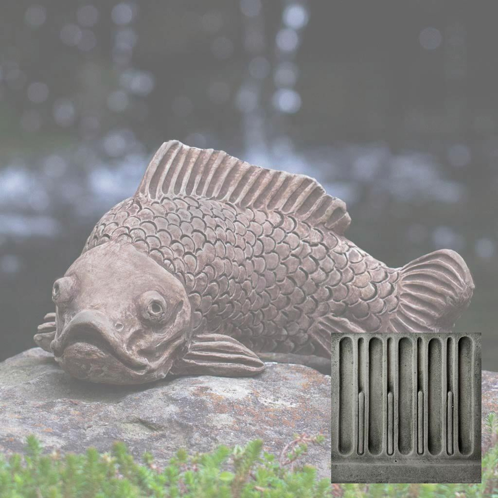 Campania Large Koi Garden Statue - A-581