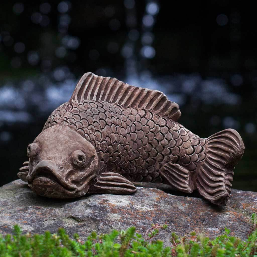 Campania Large Koi Garden Statue - A-581