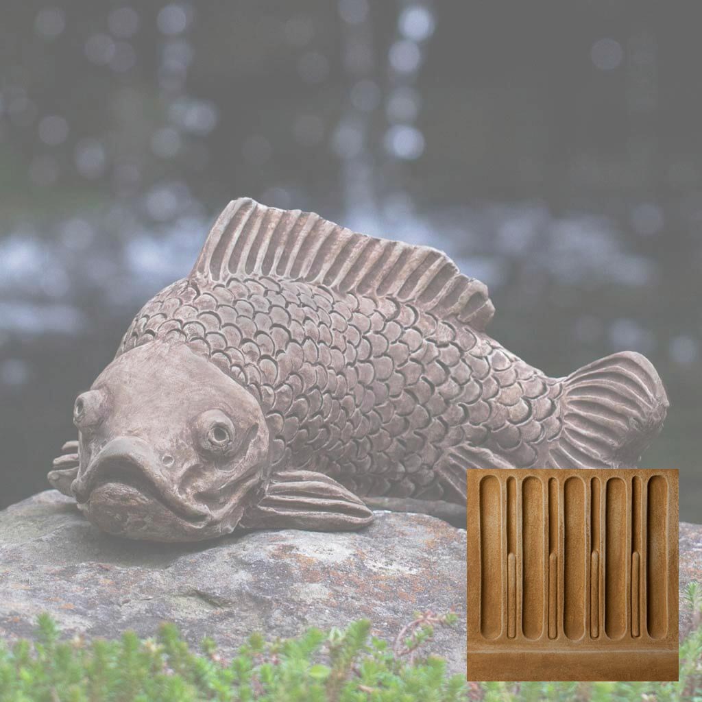 Campania Large Koi Garden Statue - A-581