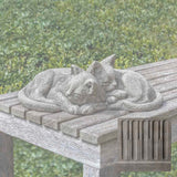 Campania Nap Time Kittens Garden Statue - A-590