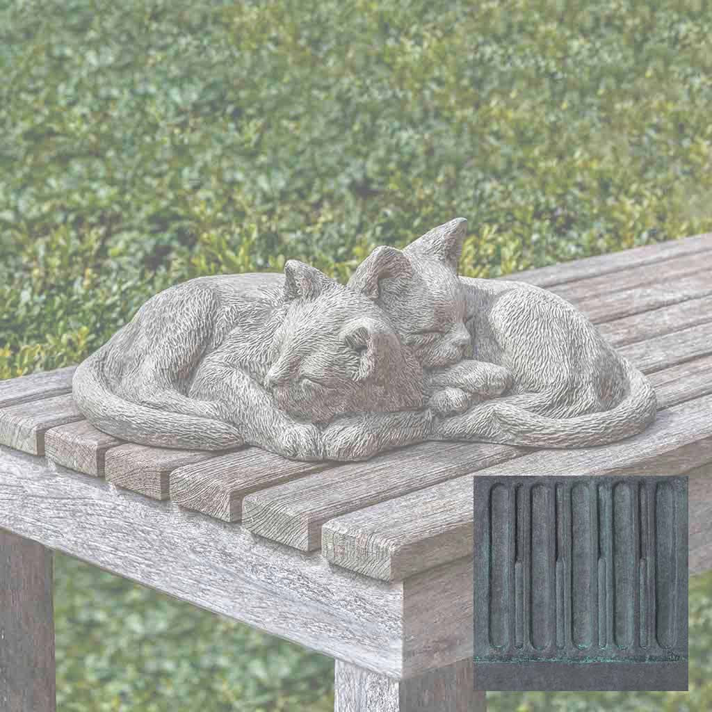 Campania Nap Time Kittens Garden Statue - A-590