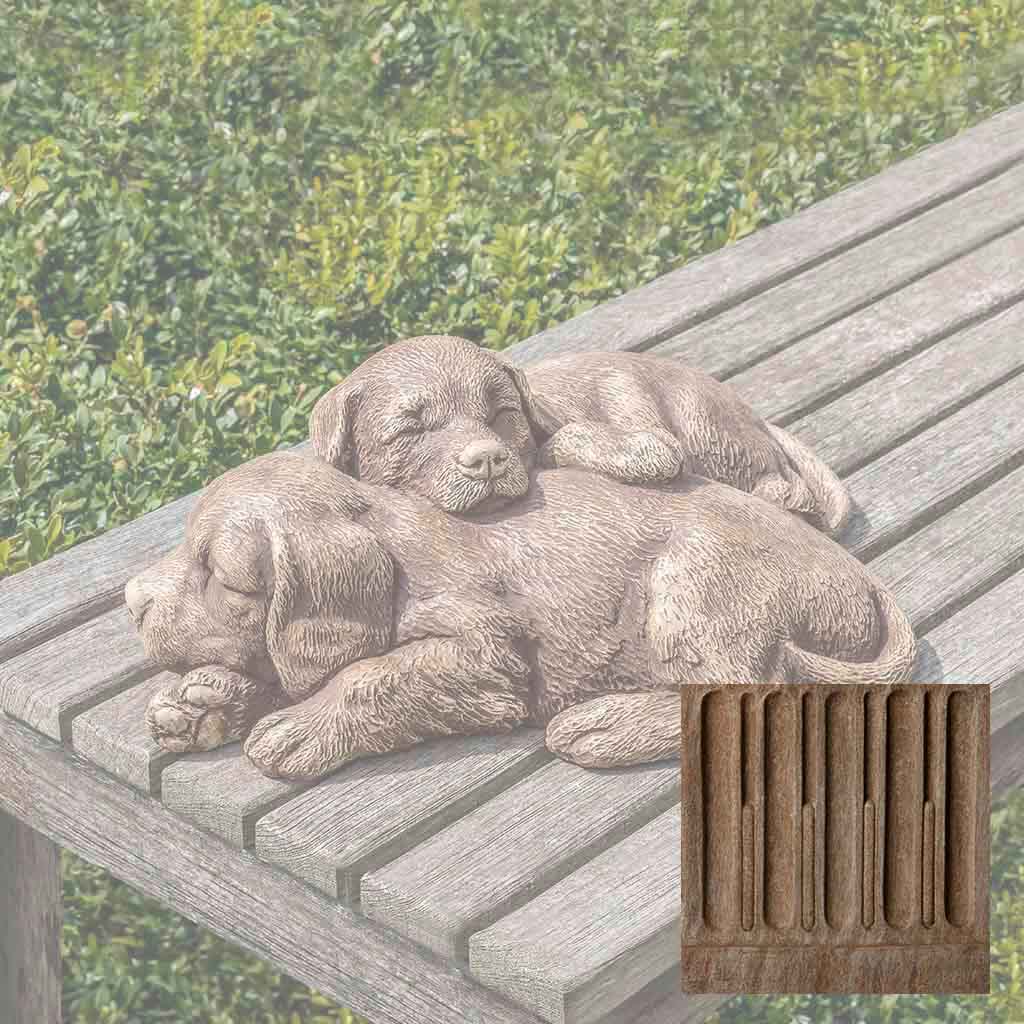 Campania Nap Time Puppies Garden Statue - A-591