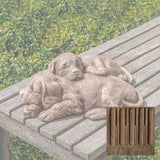 Campania Nap Time Puppies Garden Statue - A-591