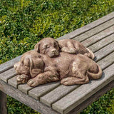 Campania Nap Time Puppies Garden Statue - A-591