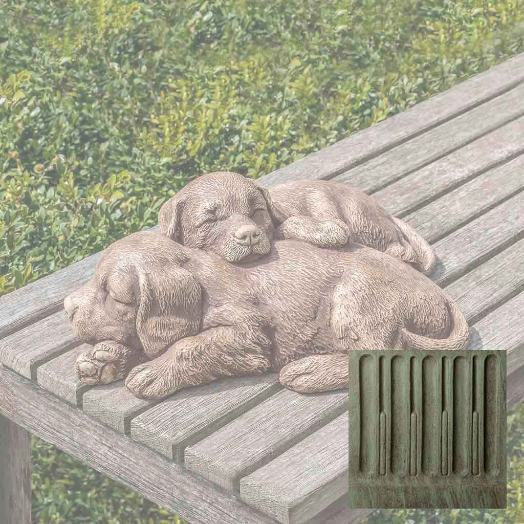Campania Nap Time Puppies Garden Statue - A-591