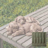 Campania Nap Time Puppies Garden Statue - A-591