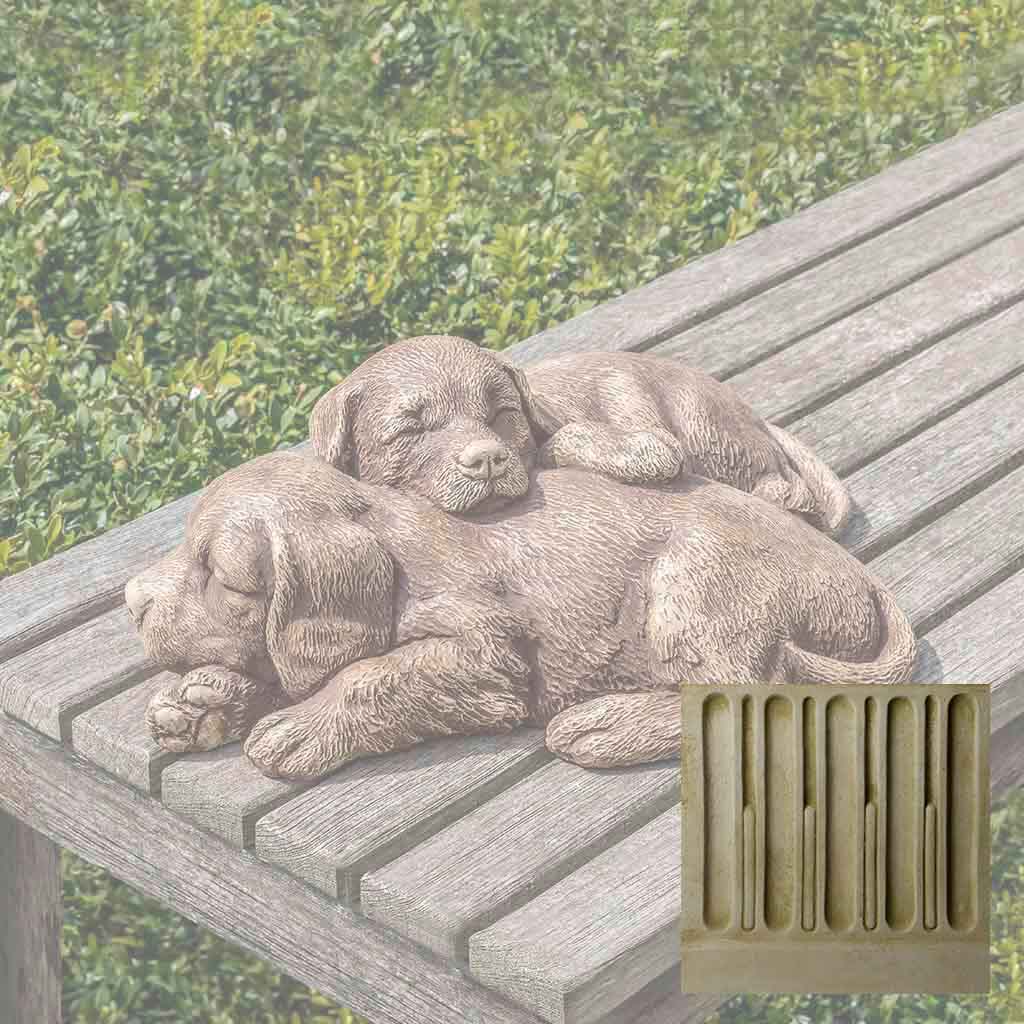 Campania Nap Time Puppies Garden Statue - A-591