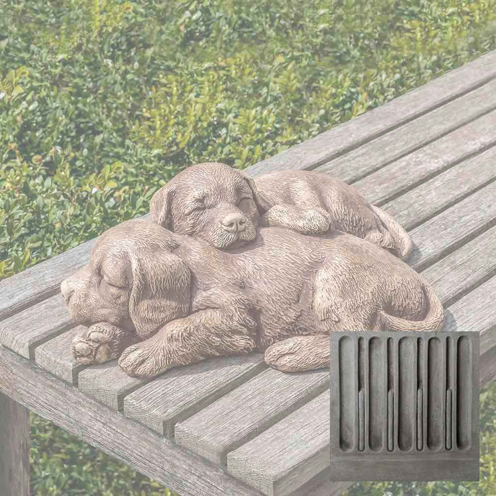 Campania Nap Time Puppies Garden Statue - A-591