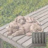 Campania Nap Time Puppies Garden Statue - A-591
