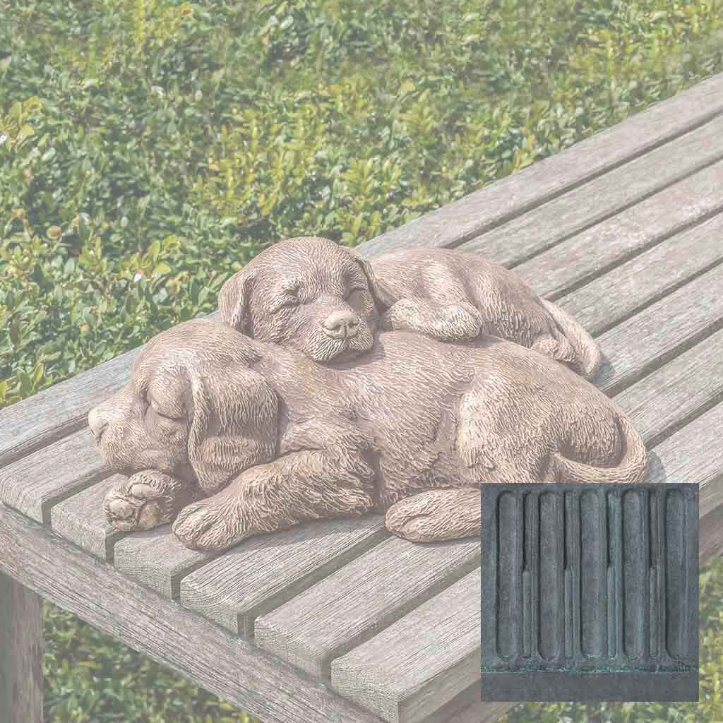 Campania Nap Time Puppies Garden Statue - A-591