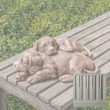Campania Nap Time Puppies Garden Statue - A-591