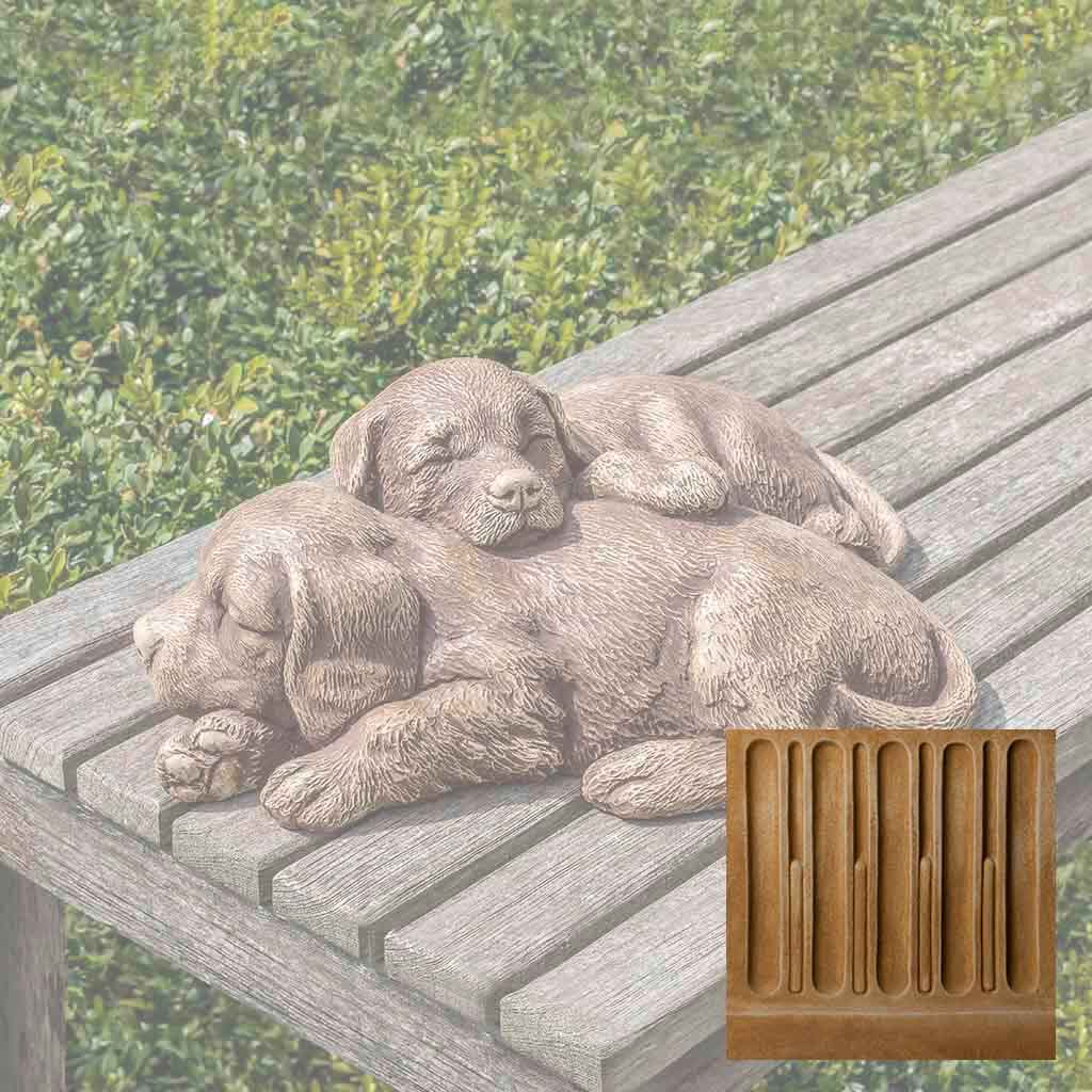 Campania Nap Time Puppies Garden Statue - A-591