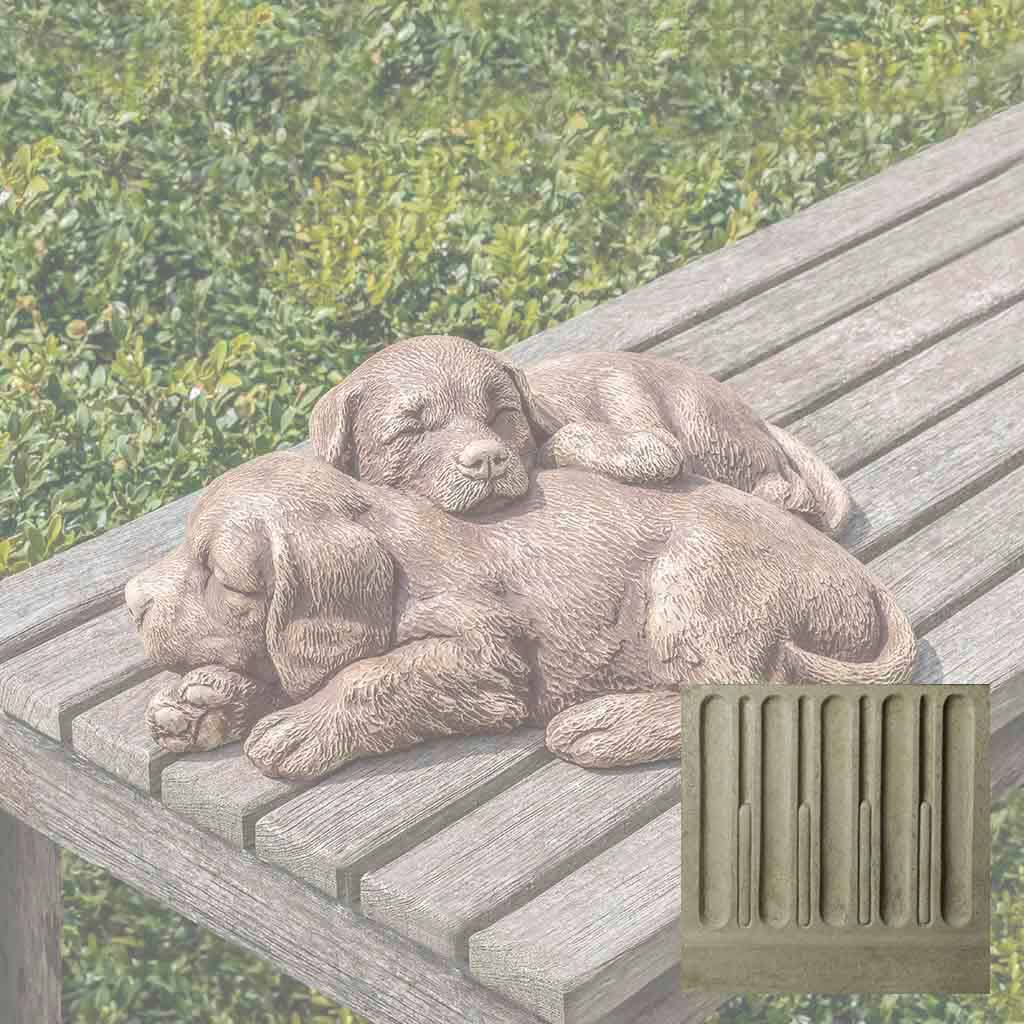 Campania Nap Time Puppies Garden Statue - A-591