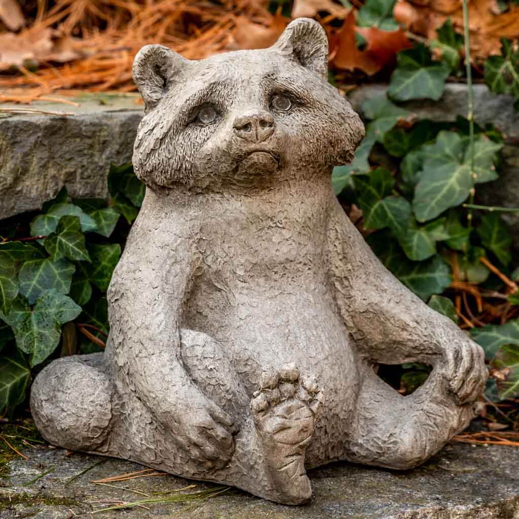 Campania Ricky Racoon Garden Statue - A-599