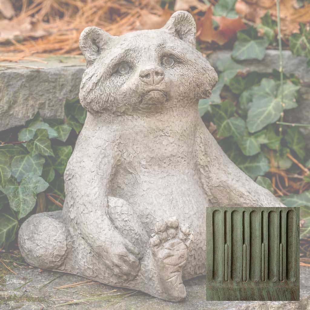 Campania Ricky Racoon Garden Statue - A-599