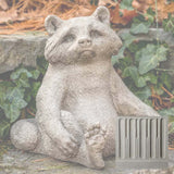 Campania Ricky Racoon Garden Statue - A-599