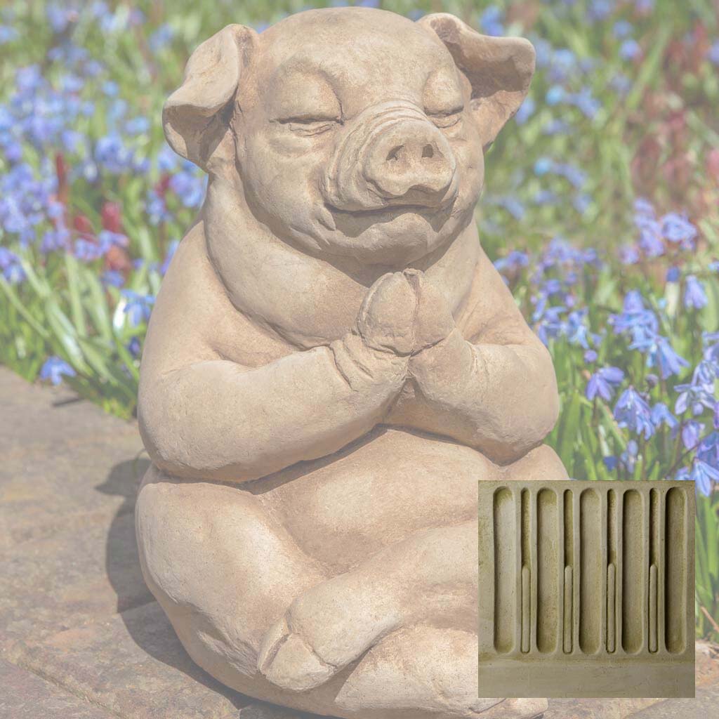 Campania Zen Pig Garden Statue - A-604