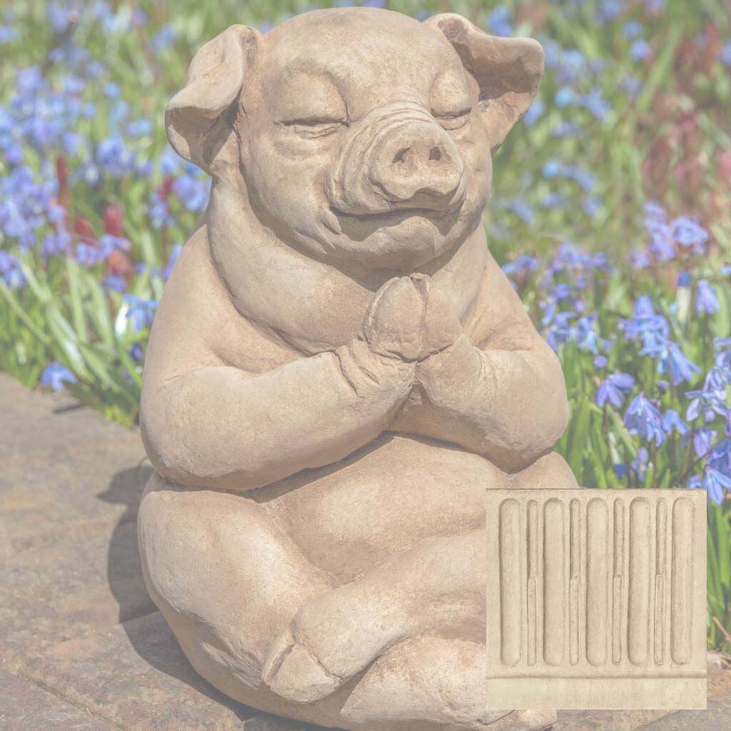 Campania Zen Pig Garden Statue - A-604