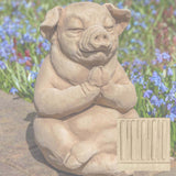 Campania Zen Pig Garden Statue - A-604