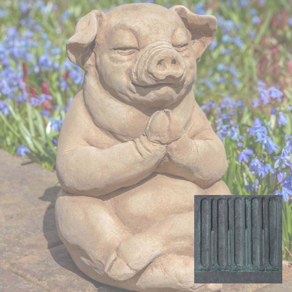 Campania Zen Pig Garden Statue - A-604