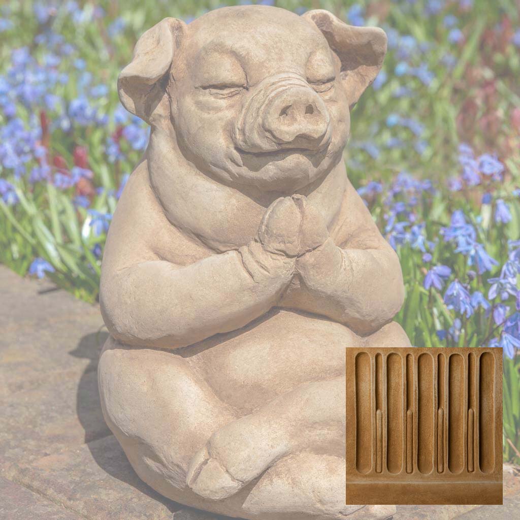 Campania Zen Pig Garden Statue - A-604