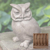Campania Hoot Owl Garden Statue - A-610