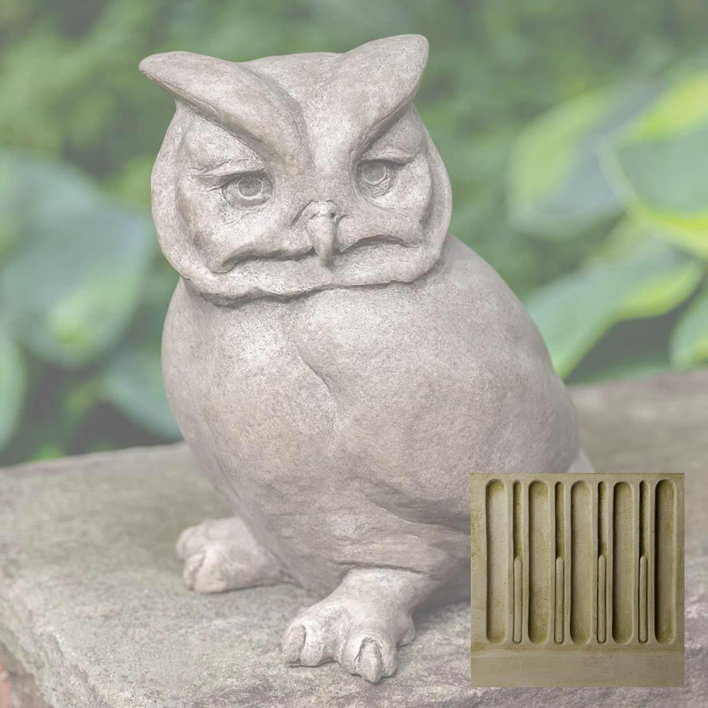 Campania Hoot Owl Garden Statue - A-610