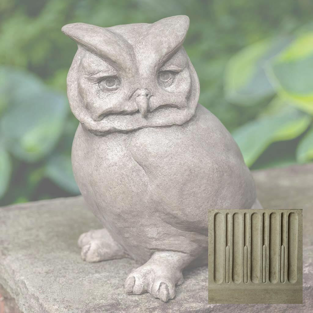 Campania Hoot Owl Garden Statue - A-610