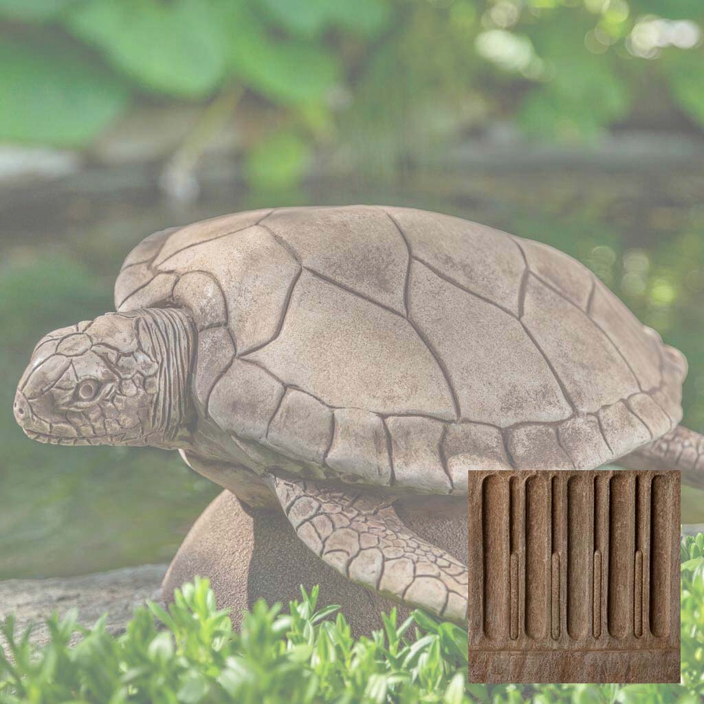 Campania Large Sea Turtle Garden Statue - A-614