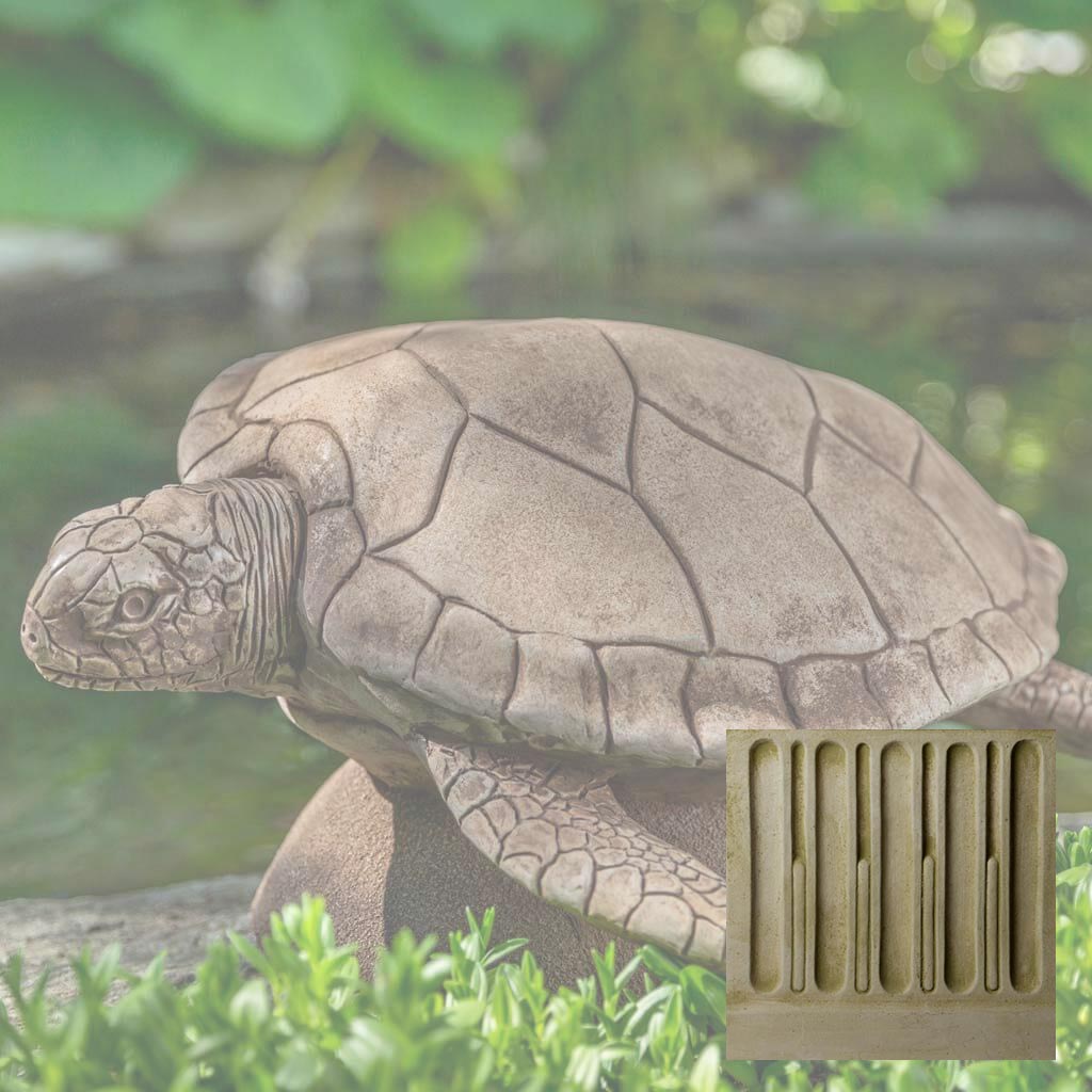 Campania Large Sea Turtle Garden Statue - A-614