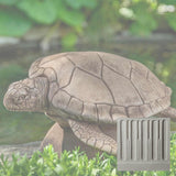 Campania Large Sea Turtle Garden Statue - A-614