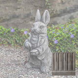 Campania Rabbit Esq. Garden Statue - A-615