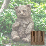 Campania Bear Cub Garden Statue - A-625