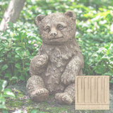 Campania Bear Cub Garden Statue - A-625