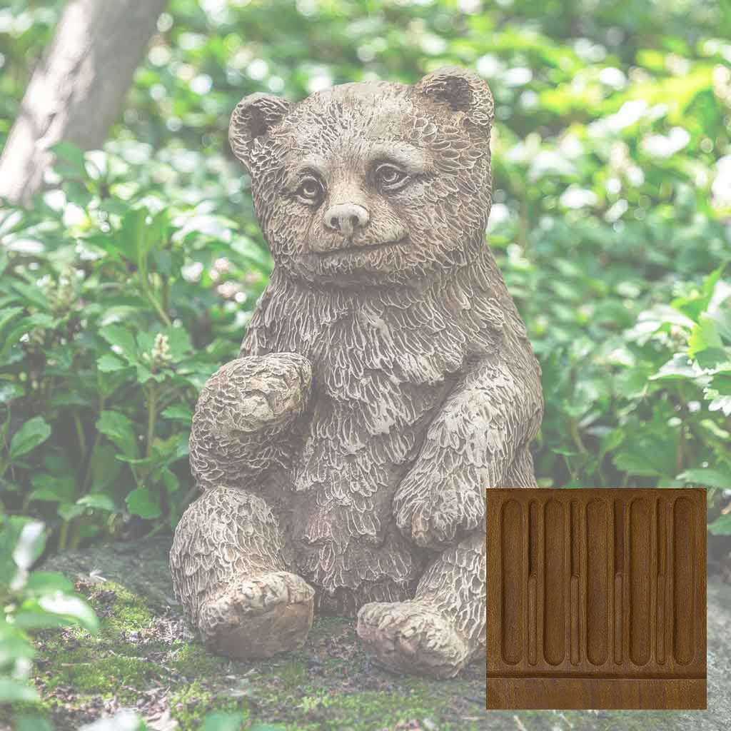 Campania Bear Cub Garden Statue - A-625