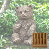 Campania Bear Cub Garden Statue - A-625