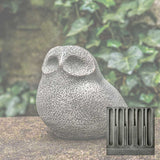 Campania Stone Owl Garden Statue - A-636
