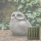 Campania Stone Owl Garden Statue - A-636