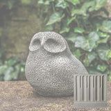 Campania Stone Owl Garden Statue - A-636