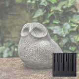 Campania Stone Owl Garden Statue - A-636