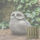 Campania Stone Owl Garden Statue - A-636