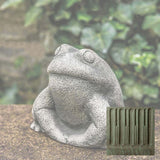 Campania Stone Frog Garden Statue - A-637