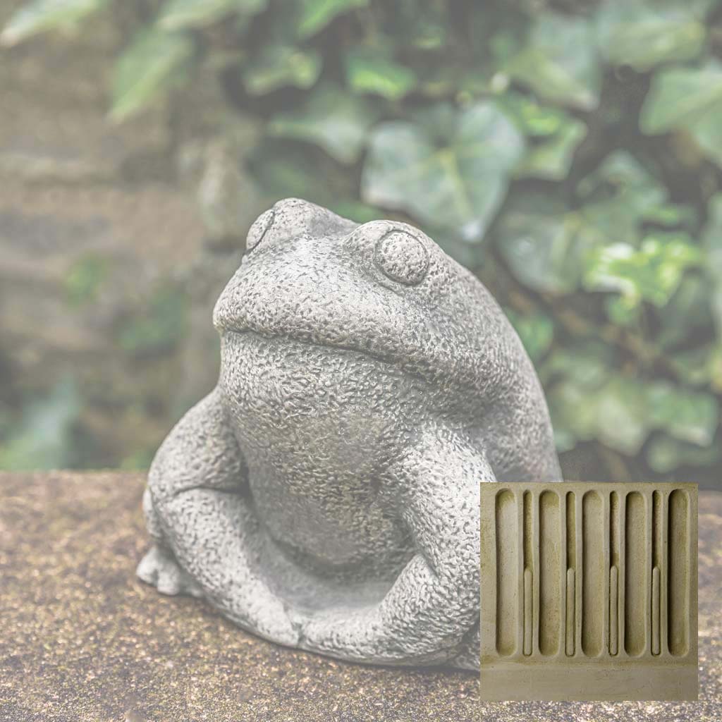 Campania Stone Frog Garden Statue - A-637