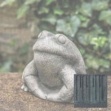 Campania Stone Frog Garden Statue - A-637