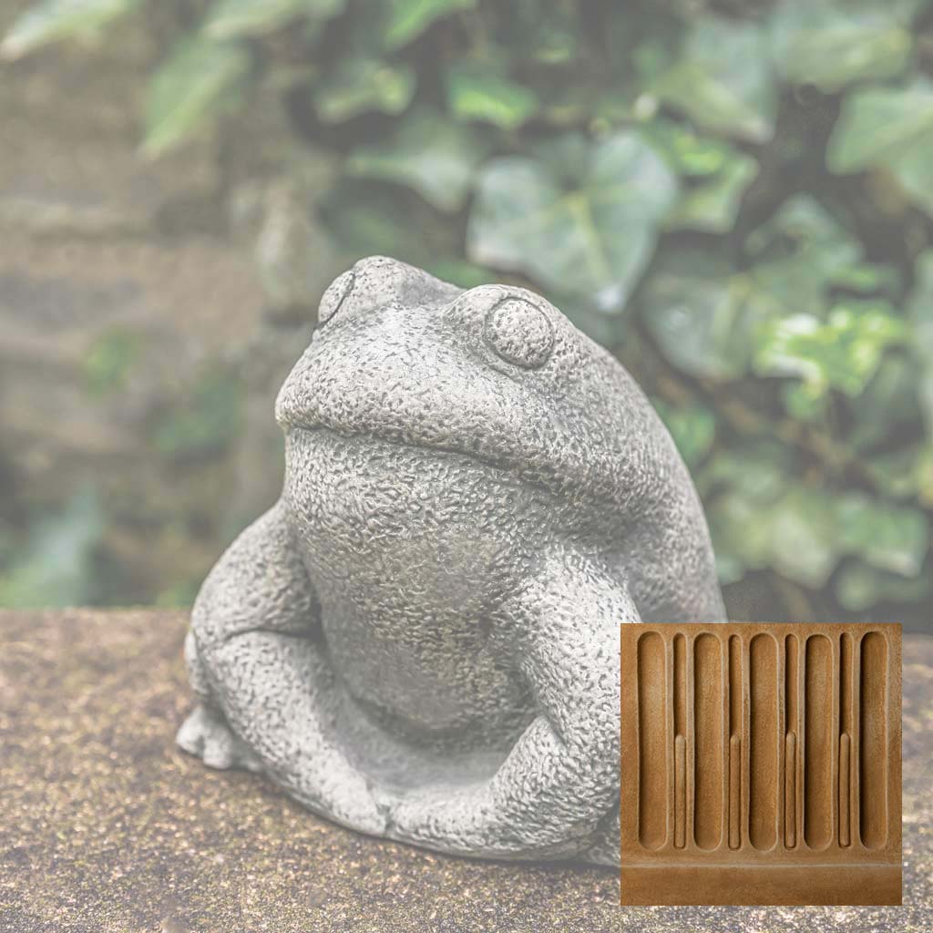 Campania Stone Frog Garden Statue - A-637