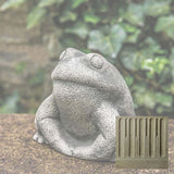 Campania Stone Frog Garden Statue - A-637