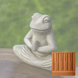Campania Meditation Frog Garden Statue - A-649